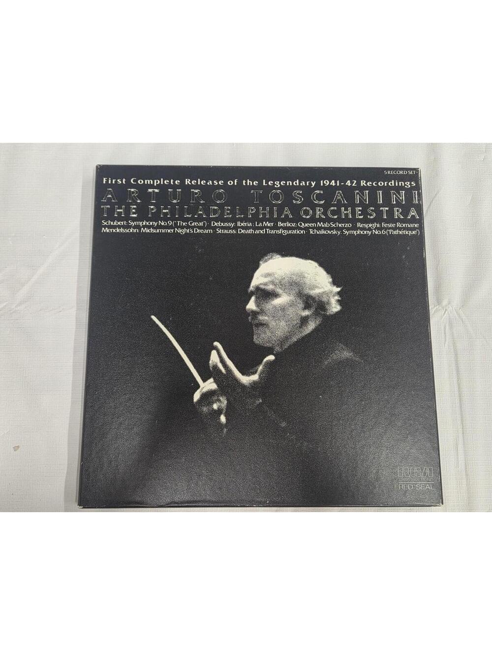 Arturo Toscanini Philadelphia Orchestra 5 LP Vinyl Box Set RCA Red Seal 1976
